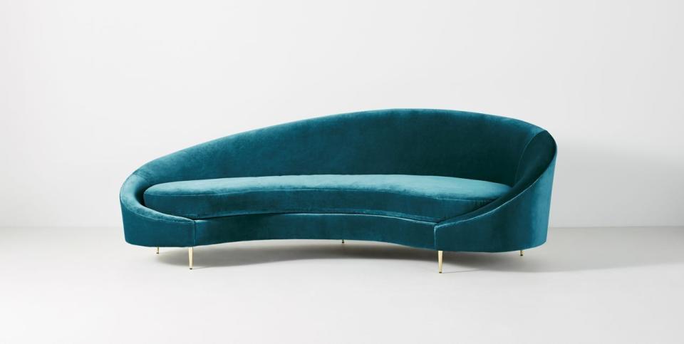 Asymmetrical Serpentine Sofa