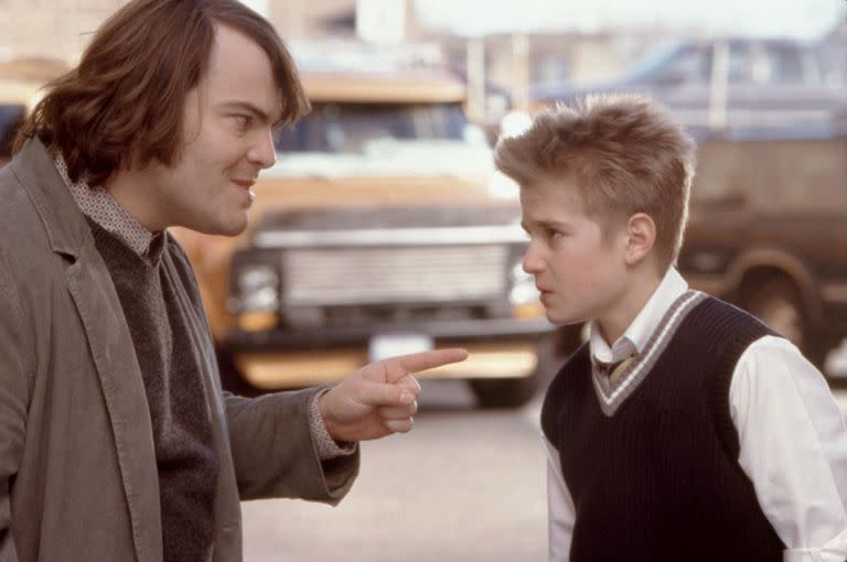 Jack Black y Kevin Clark en Escuela de rock (2003)