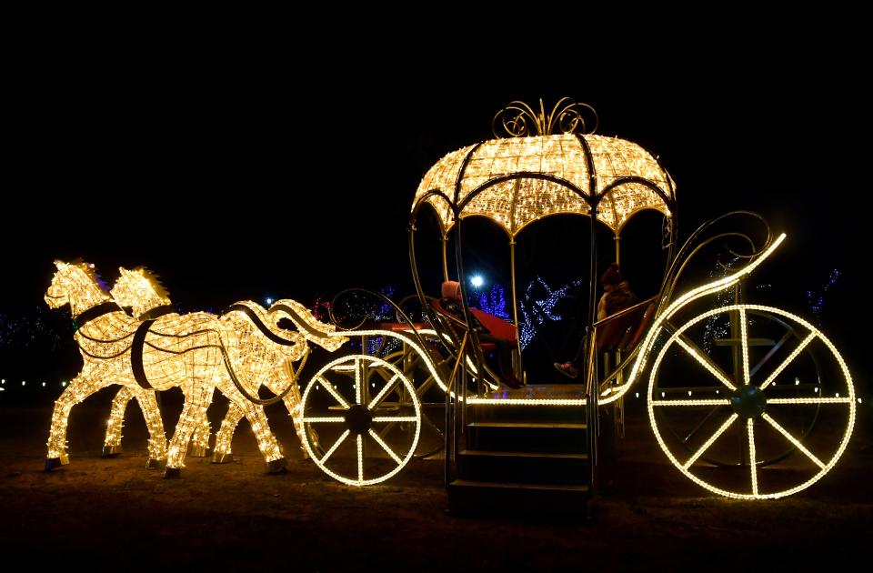 The Cinderella Coach is new this year to United Way's Winter Lightfest.