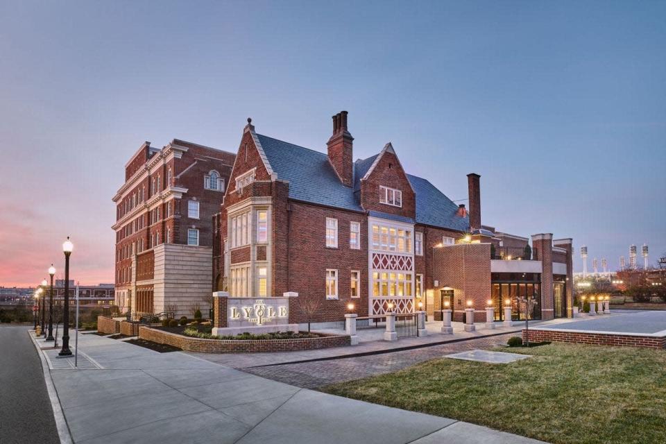 The Lytle Park Hotel, a 106-room luxury boutique hotel in downtown Cincinnati, is located at the former site of The Anna Louise Inn.