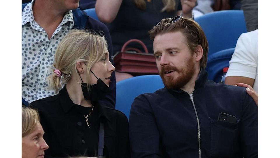 Saoirse Ronan and Jack Lowden at the Australian Open in 2022