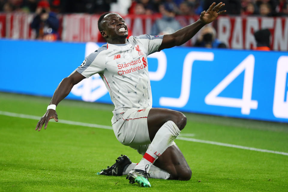 Sadio Mane scored twice as Liverpool won 3-1 against Bayern Munich. (Credit: Getty Images)