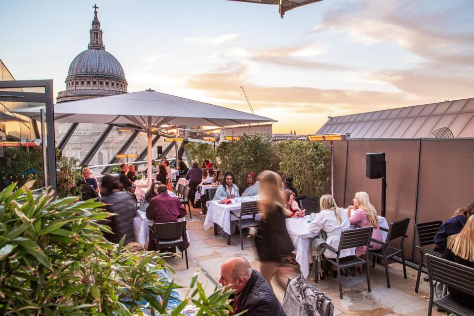 Nothing quite says summer in London like the Madison terrace that overlooks St Paul’s (Madison)