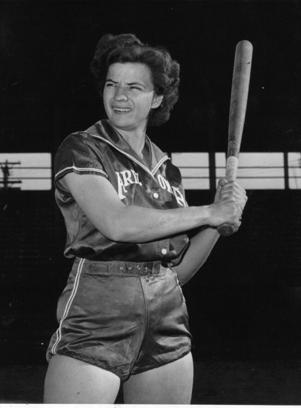 Dot Wilkinson was a star catcher and hitter for the Arizona Ramblers.