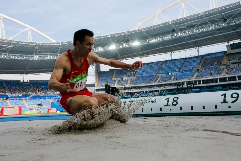 Dong Bin took bronze to give China a first Olympic triple jump medal