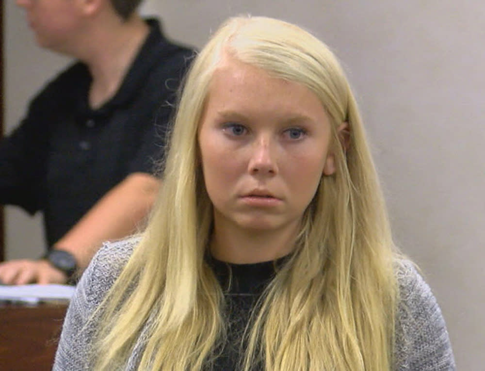 Brooke Skylar Richardson is accused of killing her newborn baby. (Photo: Fox19 Now/Michael Buckingham via AP)