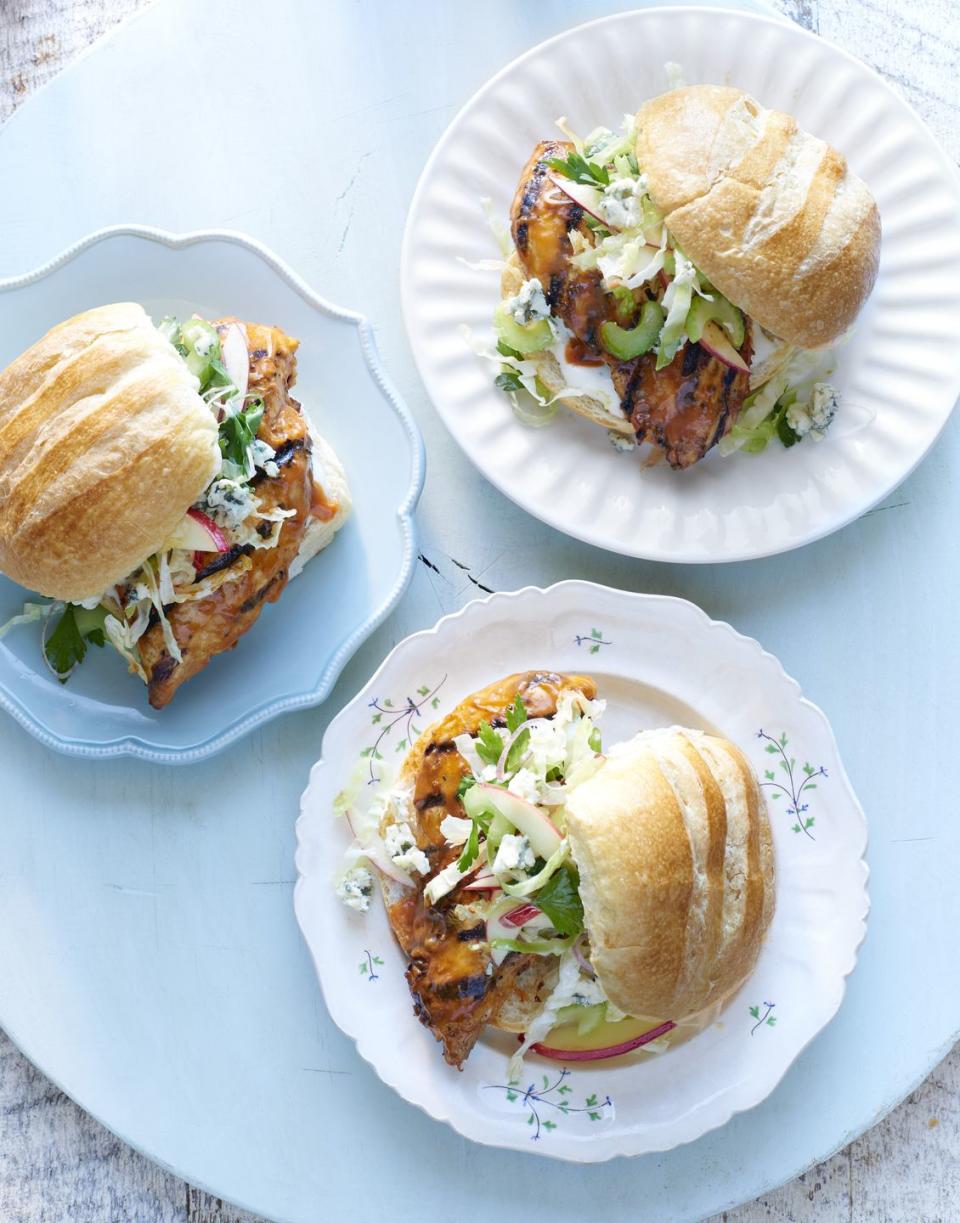 Grilled Buffalo Chicken Sandwiches