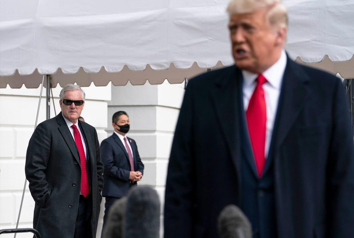 Mark Meadows; Donald Trump Sarah Silbiger/Getty Images