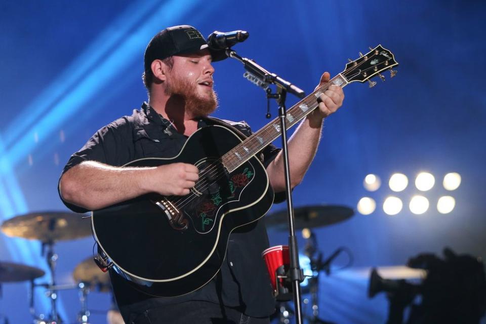 Luke Combs at the 2018 CMA Fest.