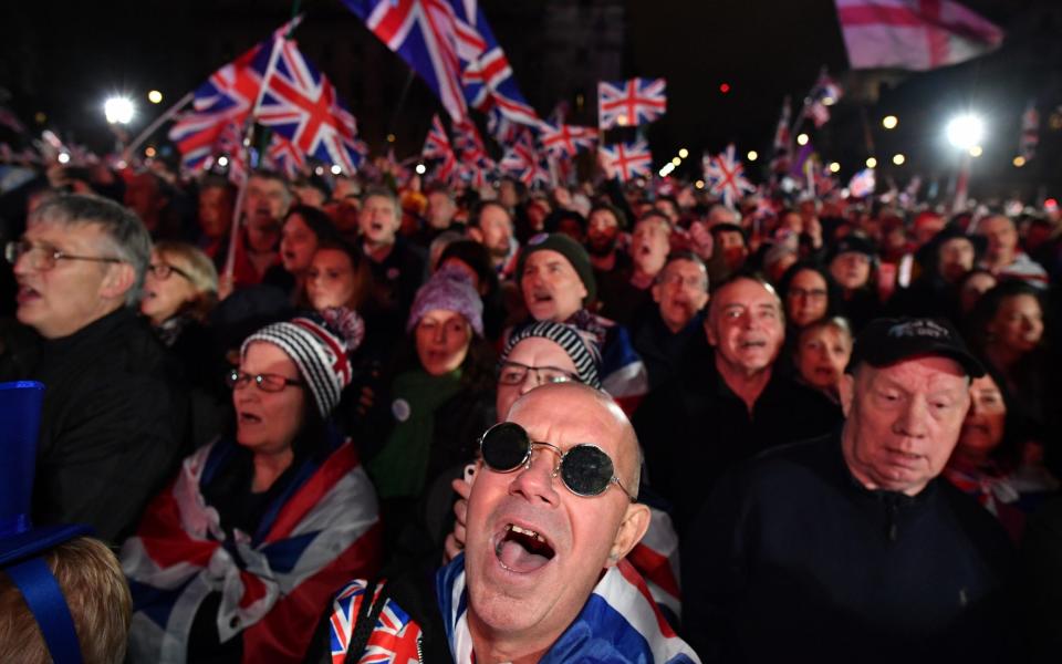 Brexit Day celebrations on January 31, 2020 - Jeff J Mitchell/Getty Images