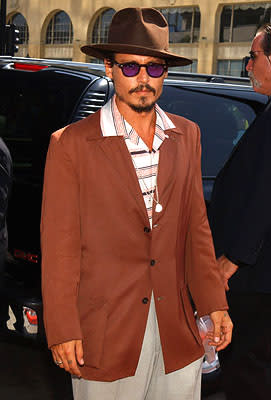 Johnny Depp at the LA premiere of Warner Bros. Pictures' Charlie and the Chocolate Factory