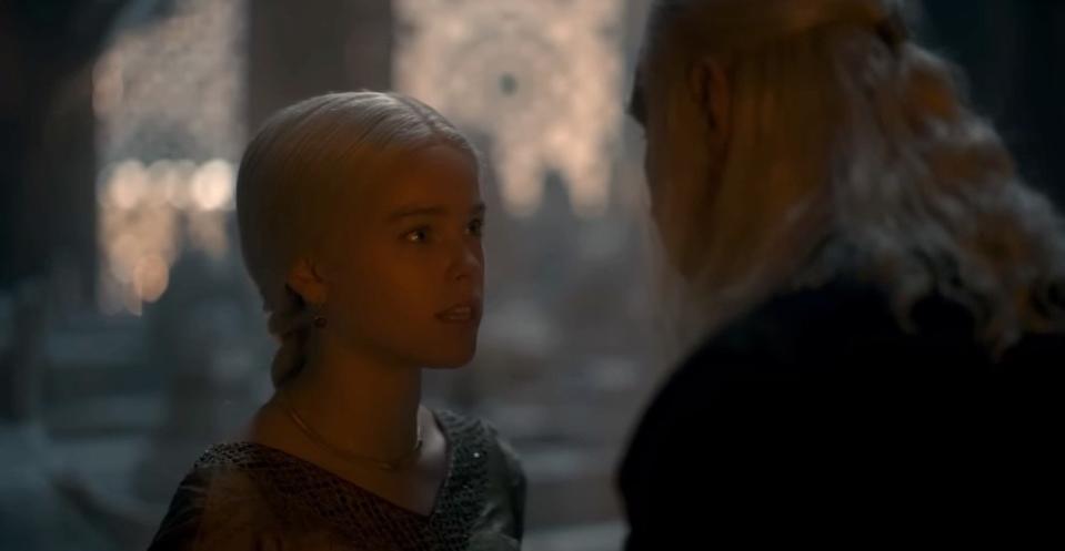 Rhaenyra argues with Viserys