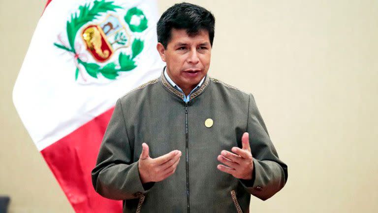 El presidente de Perú, Pedro Castillo 