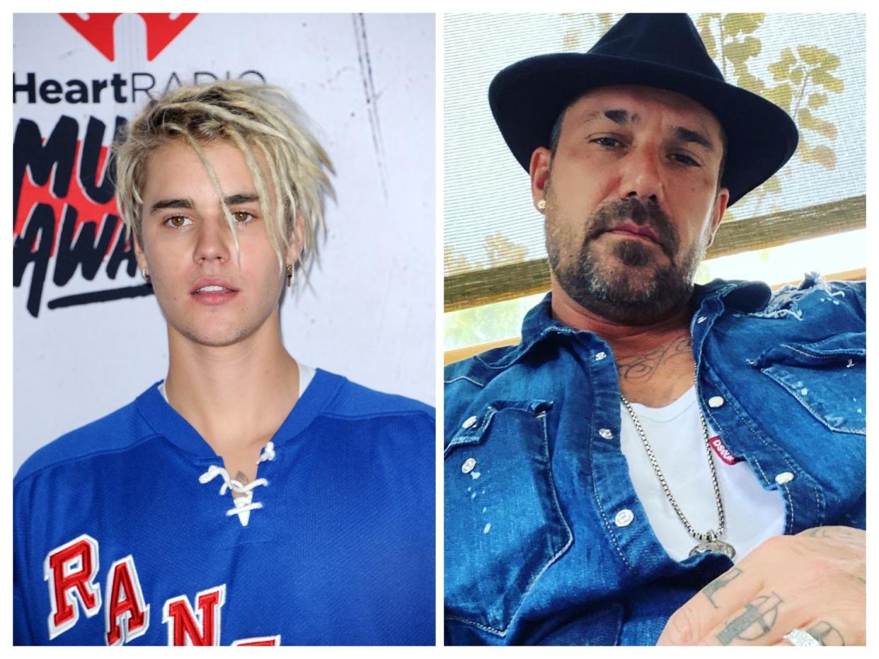 Justin Bieber and Jeremy Bieber