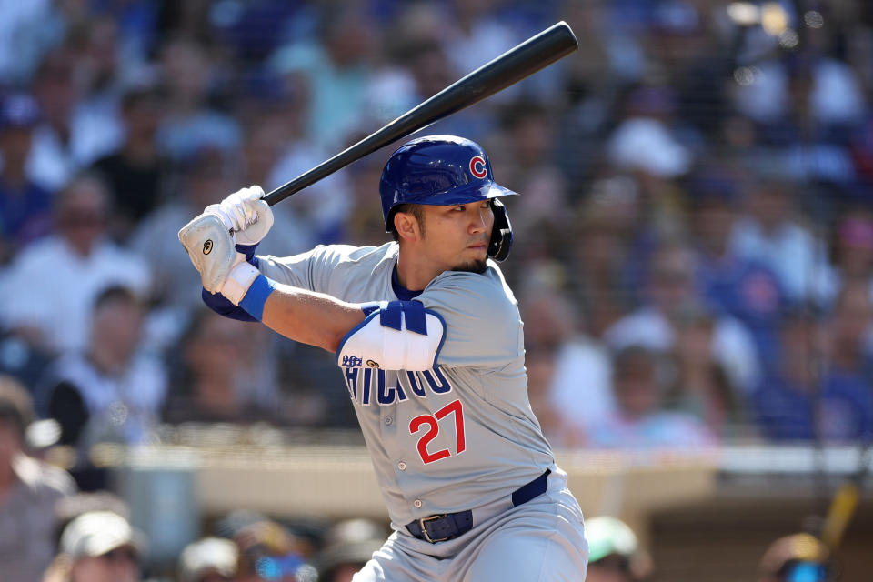 鈴木誠也。（MLB Photo by Sean M. Haffey/Getty Images）