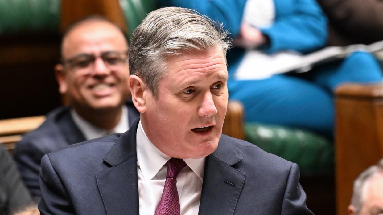 Keir Starmer in the Commons