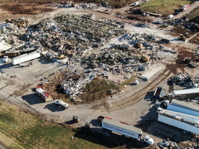Kentucky tornado - latest: Death toll at 88 with 103 missing as Mayfield  candle factory faces state probe
