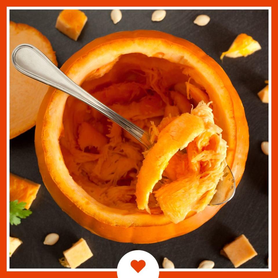 Have a pumpkin-themed dinner.