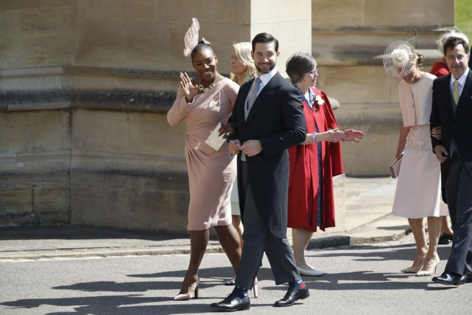 Serena Williams and her husband Alexis Ohanian