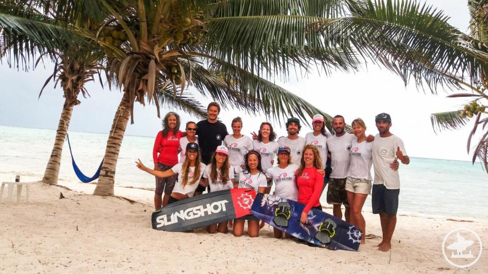 Kite Sisters camp in Tulum