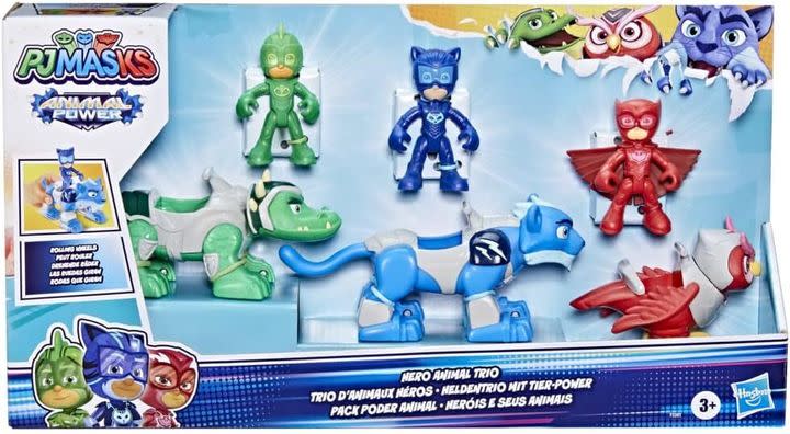 Get almost 50% off these PJ Masks Animal Power action figures.