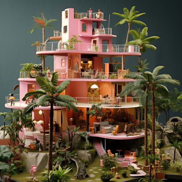 Barbie's Dreamhouse In 35 Countries Around The World AI