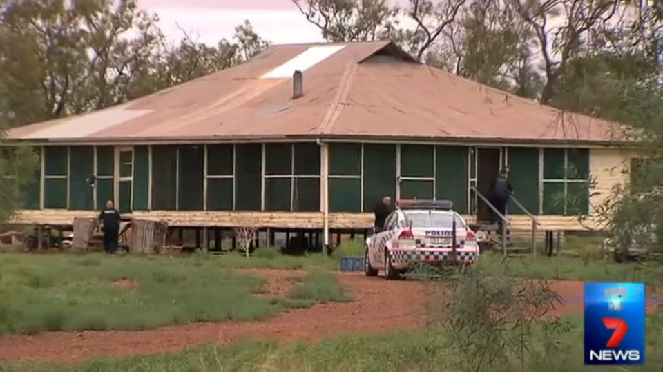 Police targeted the drug ice in the raid on the small Queensland town. Photo: 7News