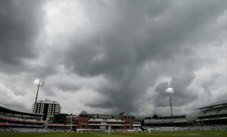 Britain Cricket - England v Sri Lanka - Third Test - Lord’s - 13/6/16 General view before play was interrupted by heavy rain Action Images via Reuters / Pool Pic