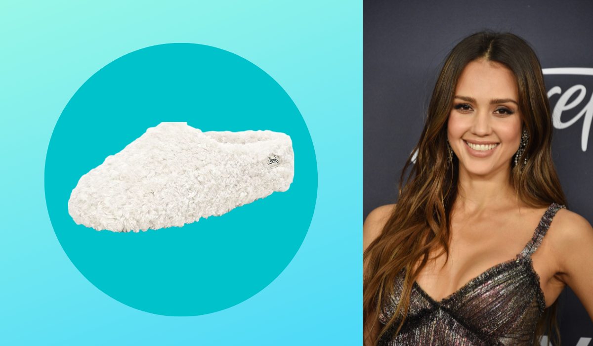 Jessica Alba and Sophia Bush are both fans of the fluffy slippers. (Photo: Getty/Gregg DeGuire/WireImage and and Amazon)