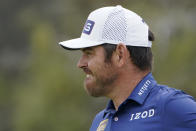 Louis Oosthuizen, of South Africa, watches his shot on the 11th green during the second round of the U.S. Open Golf Championship, Friday, June 18, 2021, at Torrey Pines Golf Course in San Diego. (AP Photo/Jae C. Hong)