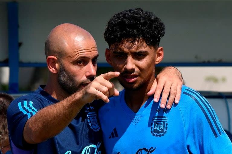 Javier Mascherano es el entrenador de la selección argentina Sub 23 que compite en el Preolímpico