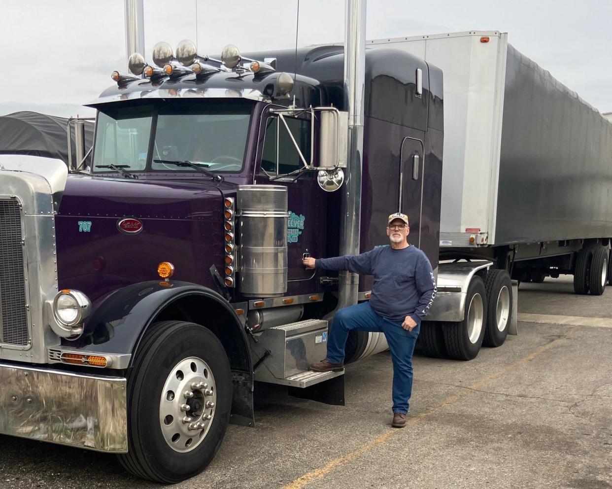 Monte Wiederhold likes to a nice sit-down meal to start and end his long days on the road, but says many truck stops no longer offer restaurants, though there is fast food.