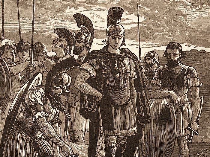 Macedonian king Alexander the Great