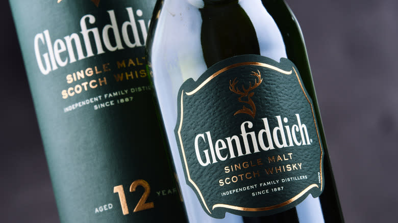 Bottle of Glenfiddich 12-Year