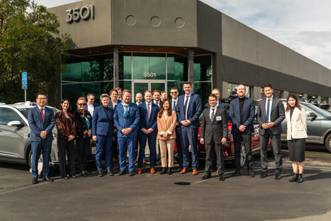 A delegation from the Government of the Grand Duchy of Luxembourg visits Pony.ai's offices in Fremont, California, March 6, 2024 (Photo: Business Wire)