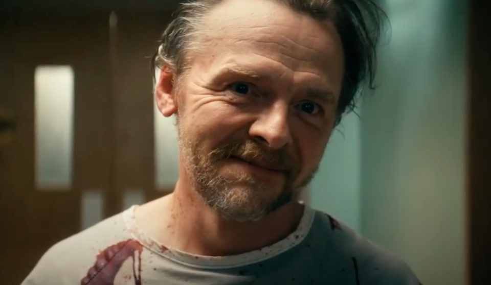 Simon Pegg in The Boys season 4 episode 5. (Prime Video)