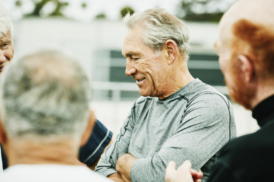 Group of older men. (Getty Images)