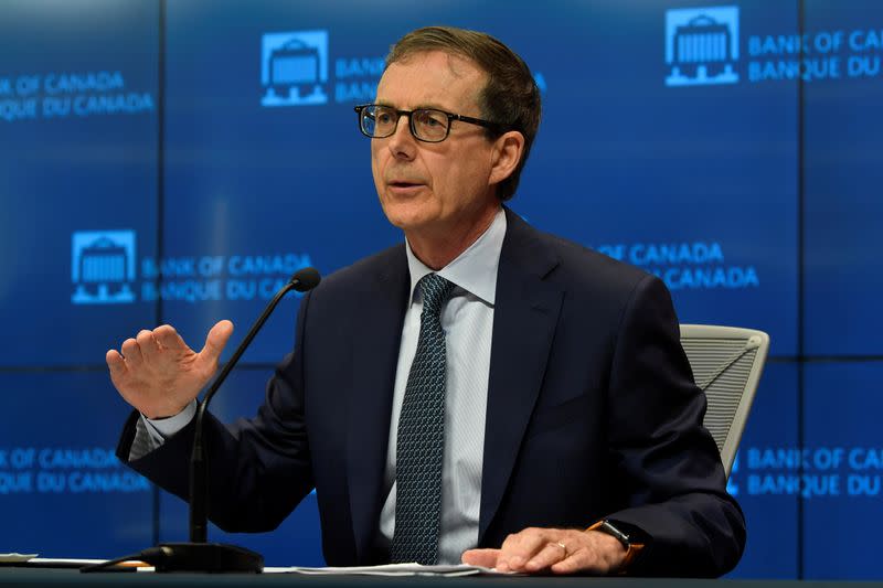 Bank of Canada Governor Tiff Macklem holds a news conference at the Bank of Canada in Ottawa