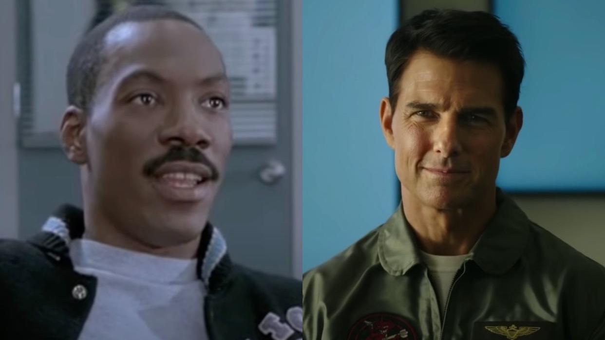  Eddie Murphy and Tom Cruise. 