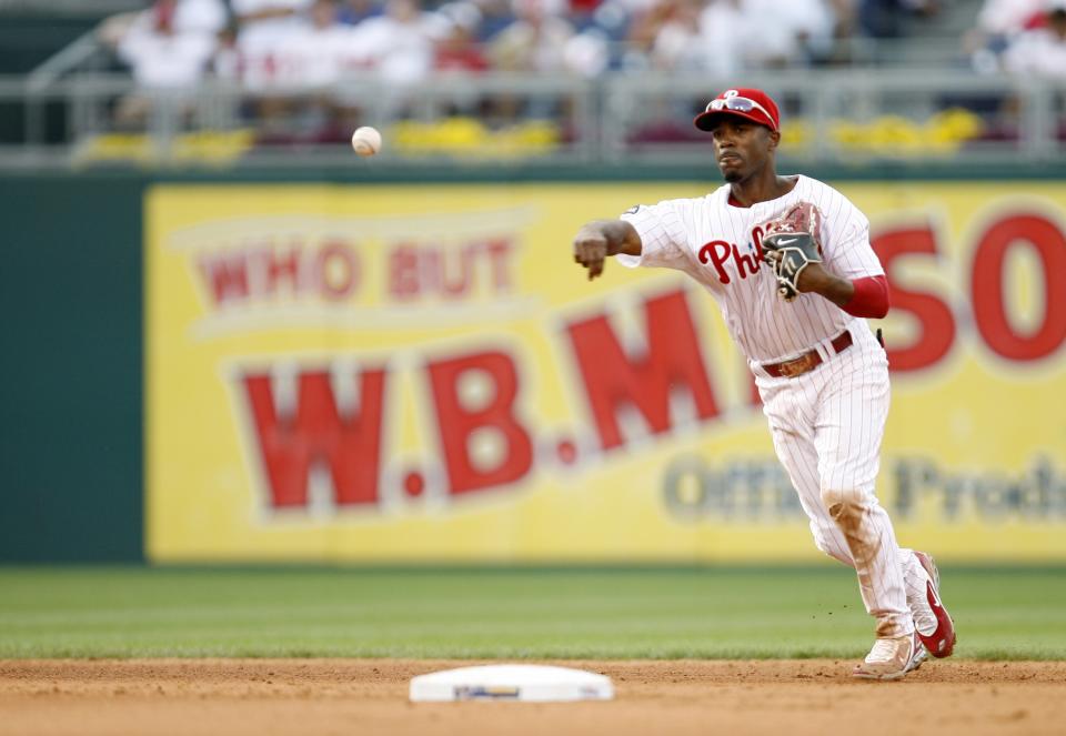 Jimmy Rollins。（Photo by Rob Tringali/Sportschrome/Getty Images）