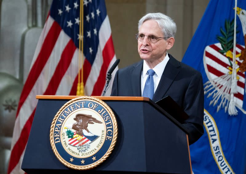 Merrick Garland's first day as U.S. Attorney General