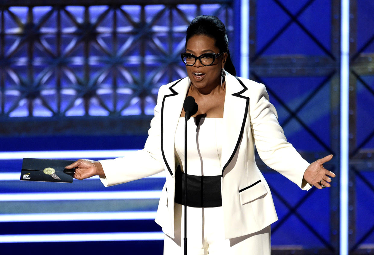 Ob Oprah Winfrey tatsächlich für das Präsidentenamt kandidieren wird, ist noch ungewiss. (Bild: Chris Pizzello/Invision/AP Photo)