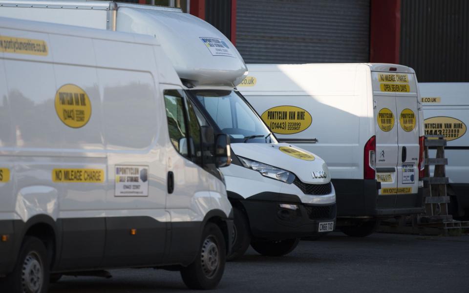 Pontyclun Van Hire at the East Side Cambrian Industrial Estate on June 19, 2017 in Pontyclun, Wales - Credit: Matthew Horwood/Getty