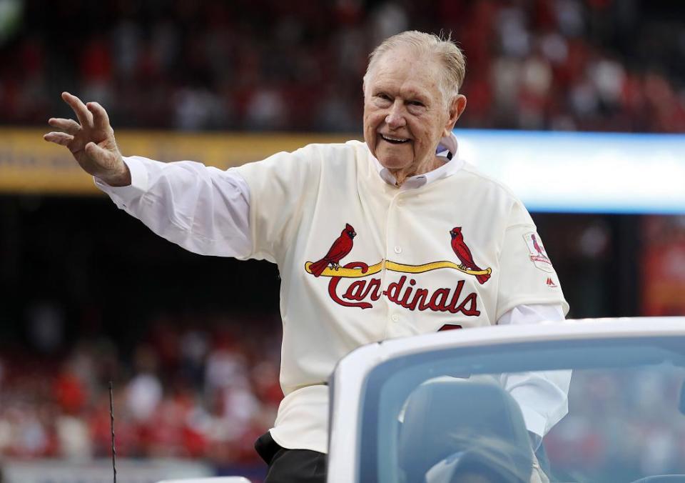 Fred “Red” Schoendienst, a St. Louis Cardinals legend who was elected into the Baseball Hall of Fame in 1989, has died at age 95. (AP)