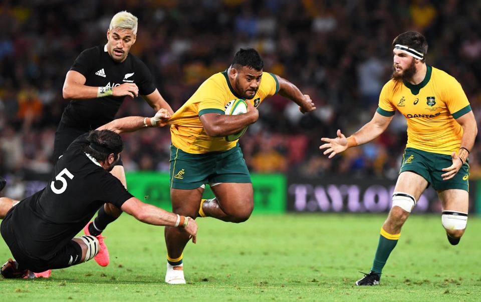 Taniela Tupou in action for Australia - SHUTTERSTOCK