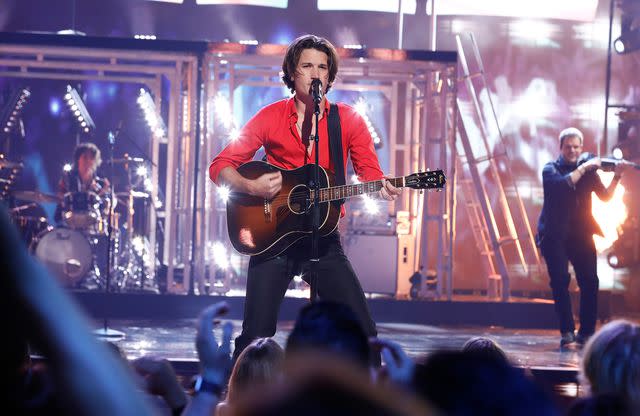 Trae Patton/NBC/Getty Drake Milligan on 'AGT'