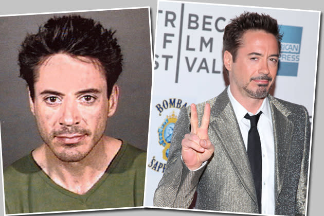 Seine jahrelangen Drogenexzesse brachten Robert Downey Jr. mehrmals hinter Gittern: Vier Monate saß er 1997 wegen Drogen- und Waffenbesitzes im Knast. Doch der Schauspieler scherte sich nach seiner Freilassung nicht um irgendwelche Bewährungsauflagen und stürzte erneut ab. Die Konsequenz: Downey wurde 1999 zu drei Jahren Gefängnis verknackt, ein Jahr saß er davon wirklich ab. So lange muss… (Bilder: Getty Images/Wenn)