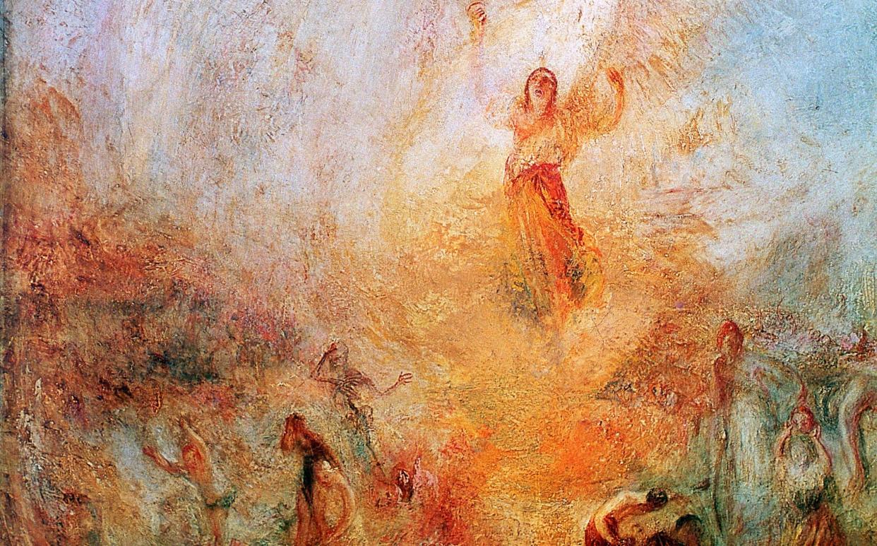 The Angel Standing in the Sun, 1846, by Joseph Mallord William Turner (detail) - Getty