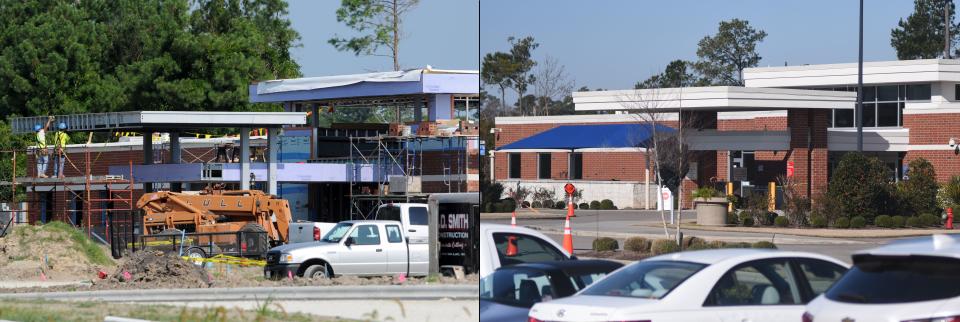 Construction of the Veterans Affairs clinic in Wilmington was well underway in 2012.    [MATT BORN/STARNEWS]