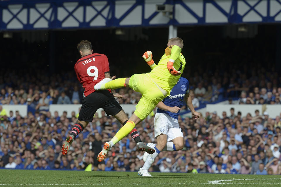 Jordan Pickford’s foot might have been high but it was not dangerous